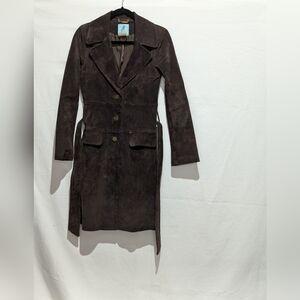 Long Leather Coat by Marciano